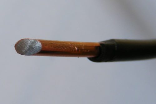 Cross section of Copper-Clad aluminum wire